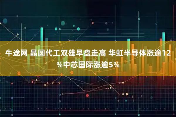 牛途网 晶圆代工双雄早盘走高 华虹半导体涨逾12%中芯国际涨逾5%